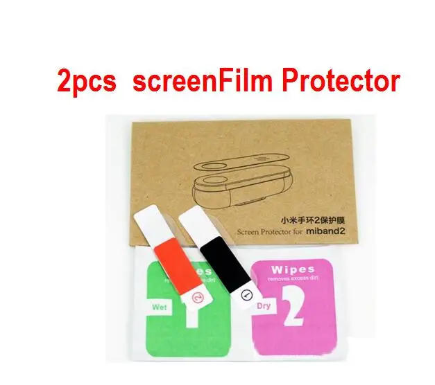 

2pcs Xiaomi Mi Band 2 Protector Film Ultrathin Anti-explosion Screen Protector Film PK tempered film Smart Wristband Bracelet