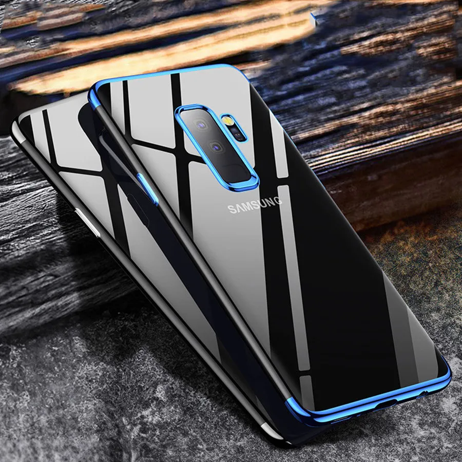 Чехол с покрытием для Samsung A6 A8 2018 чехол A3 A5 A7 2017 Note 9 8 мягкий ТПУ Plus Роскошный