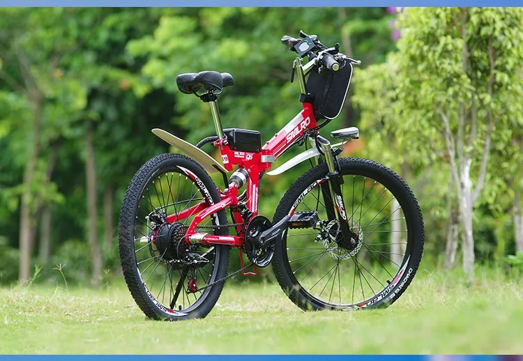 Clearance Original X-Front brand 48V 350W Lithium Battery Electric folding Mountain Bike Electric Bicycle downhill Cycling ebike 32