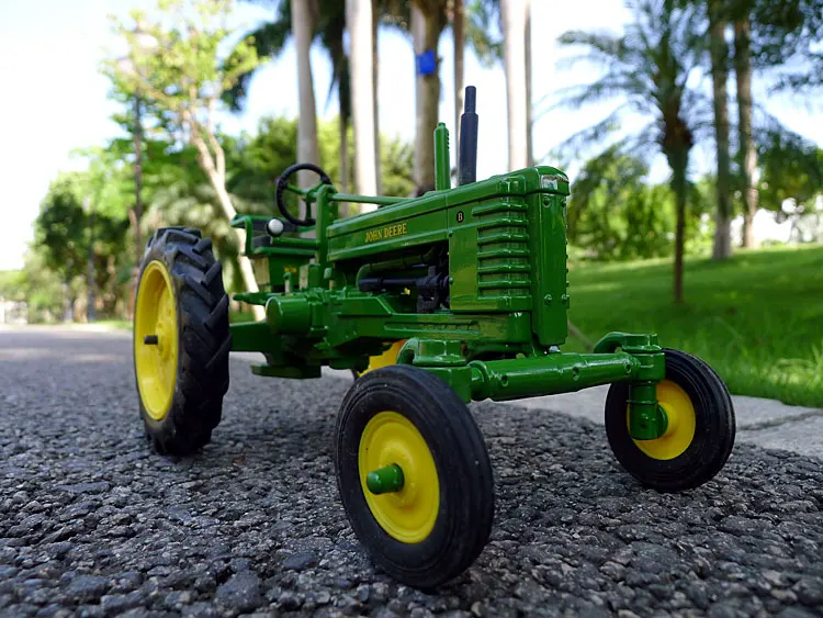 KNL HOBBY J Deere сельскохозяйственный трактор, игрушечный автомобиль из сплава, модель безопасности США, ERTL 1:16 специальные предложения