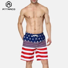 Мужские шорты для плавания с американским флагом, пляжные шорты, плавки, мужские плавки, повседневные шорты
