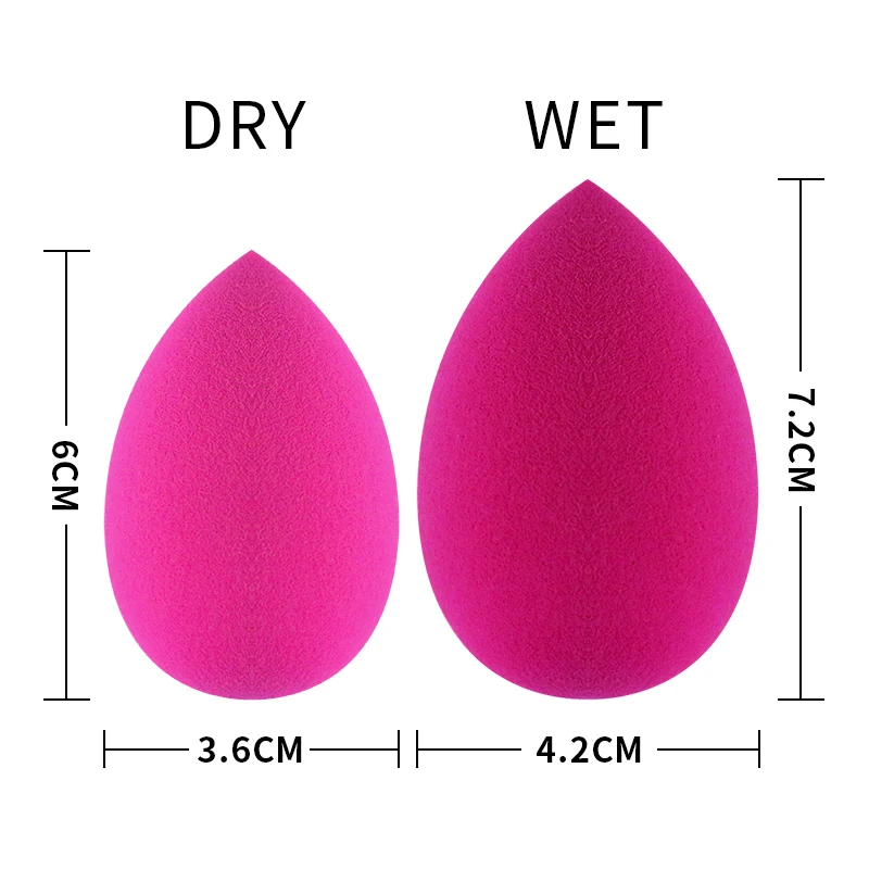 1pcs Cosmetic Puff Powder Puff Smooth Women's Makeup Foundation Sponge Beauty to Make Up Tools Accessories Water-drop Shape
