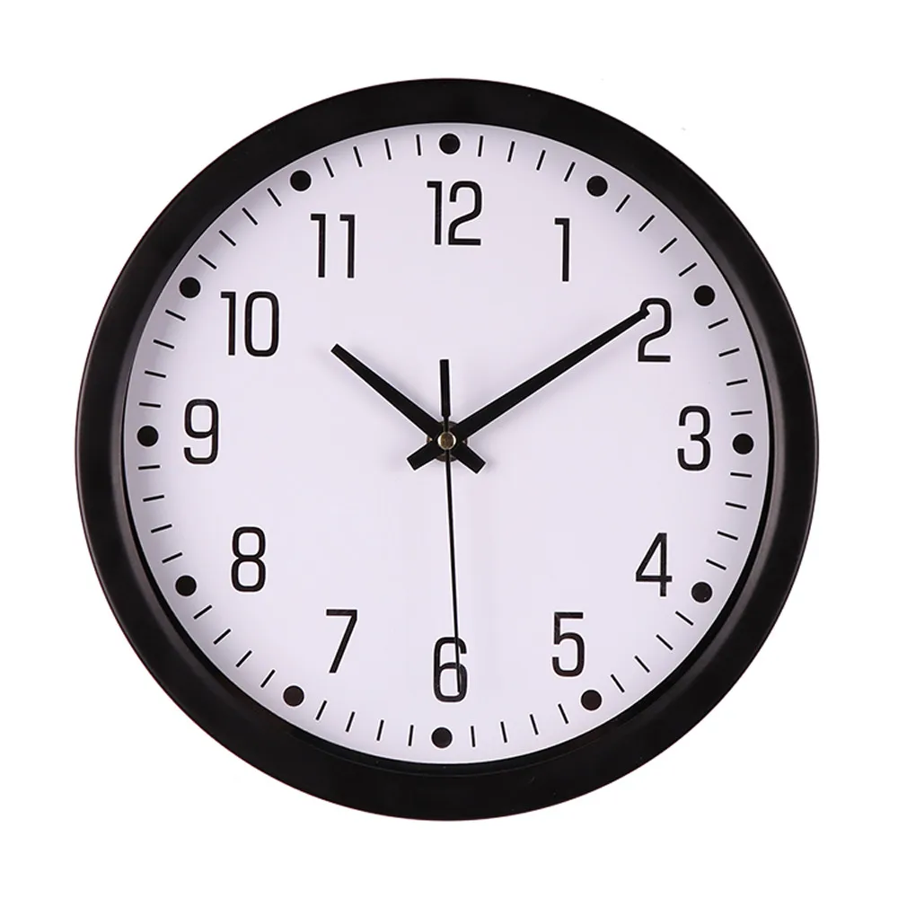 Пластик Металл настенные часы с тихим ходом развертки Современные изящные стол творческий простой цифровые часы домашний декор простой стильный практич