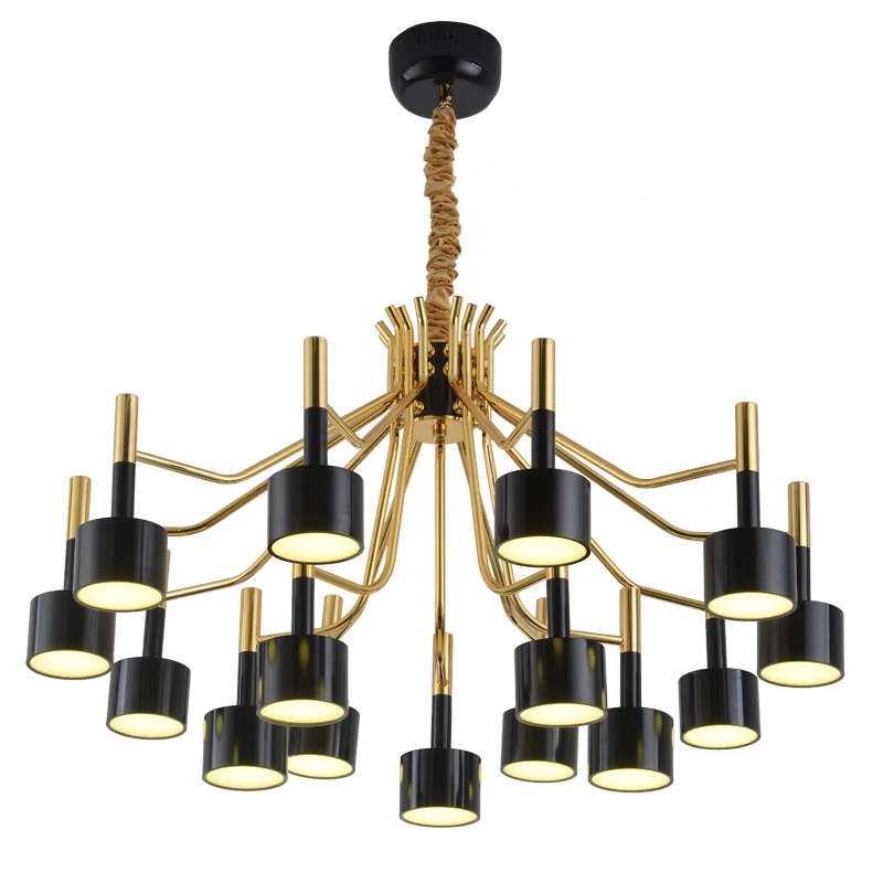 

Post Modern Chandelier Lamp 15 arm creative Suspension Nordic New Design 3W G9 AC220V bulb home shop decoration