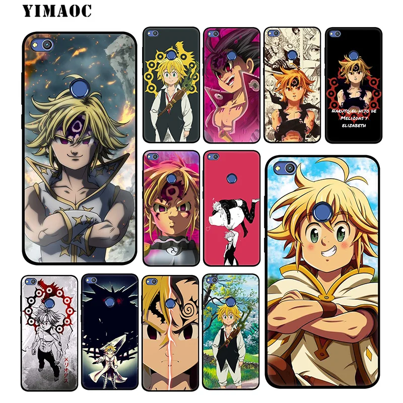 Мягкий чехол YIMAOC The Seven Deadly Sins для huawei Honor View 20 10 8X8 8C 6A 7A 7X 7C Lite Pro Y9 Y7 Y6 Prime 2018 2017 |