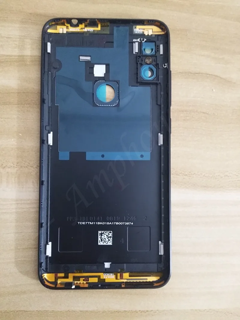 Новых запасных Запчасти для Xiaomi Redmi Note 6/6 Pro двери Корпус сзади Батарея обложка+ боковые кнопки+ флэш-объектив камеры Замена