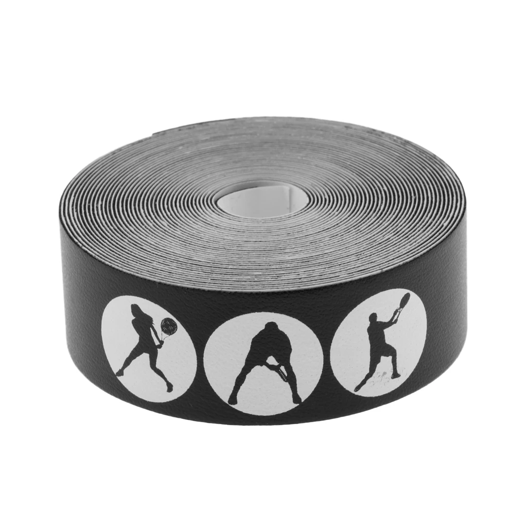Premium Tennis Racquet Head Protection Tape Frame Guard with Racket Shock Absorber Silencers
