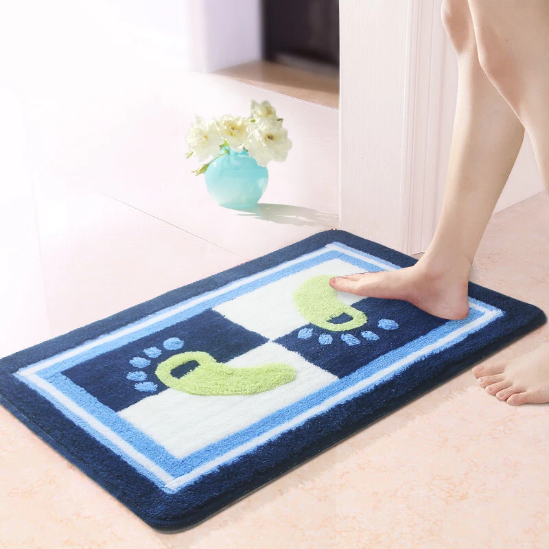 1pcs Voeten Patroon Badmat Tapijt Badkamer 50x80cm Anti Slip Badkamer Tapijt In De Wc Matten Voor Badkamer En Toilet Alfombras Bathroom Rug Anti Slip Bathroombath Mat Aliexpress