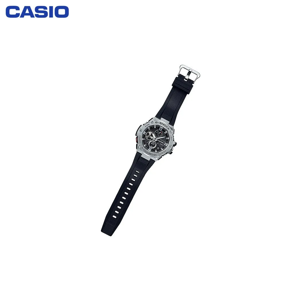 Наручные часы Casio GST B100 1A мужские кварцевые на пластиковом ремешке|Спортивные