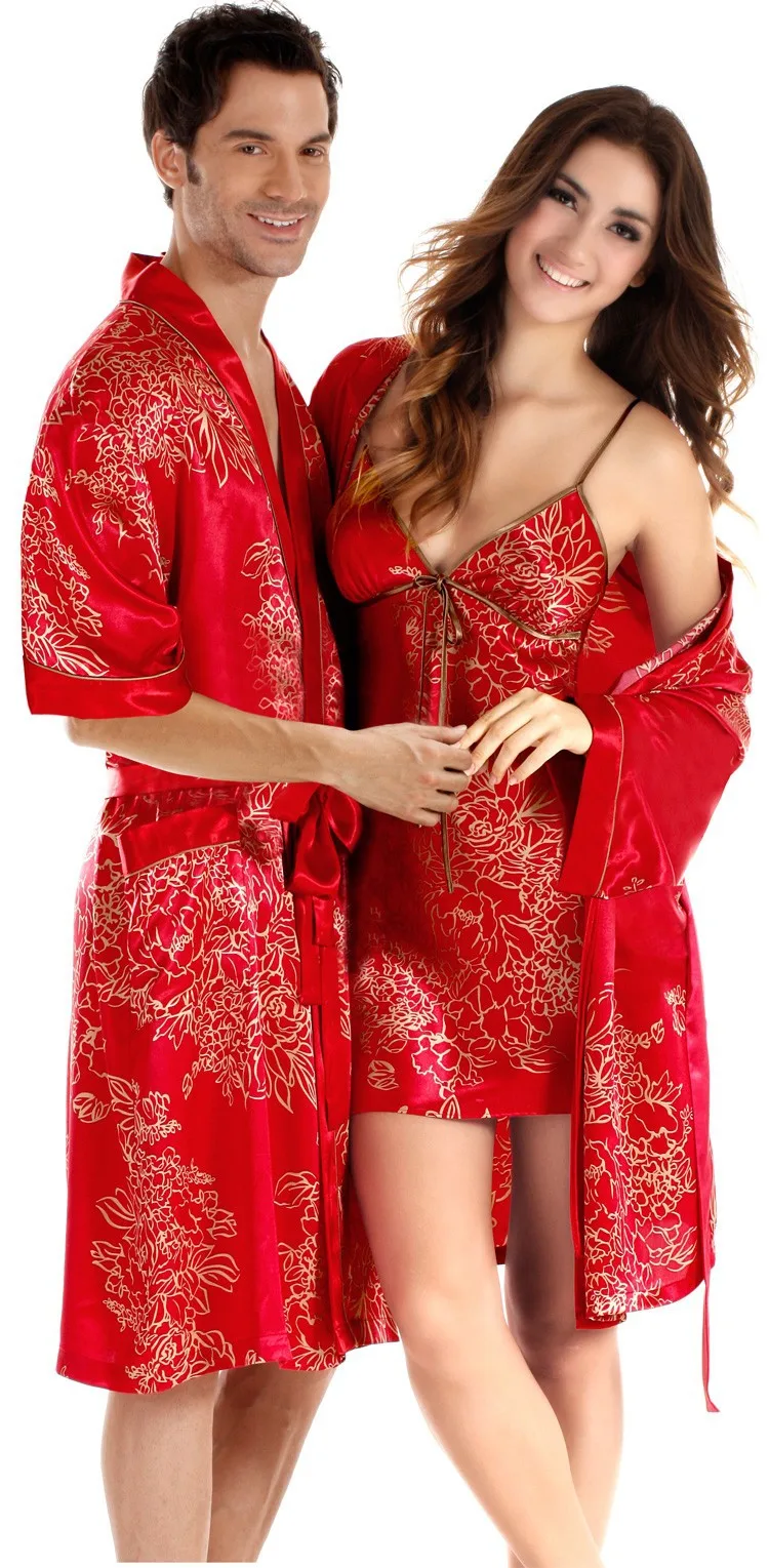 Шелковый халат Мужской Атласный халат мужской шелковый халат пижамы Мужская домашняя одежда кимоно Мужчины Отдых кимоно Халат