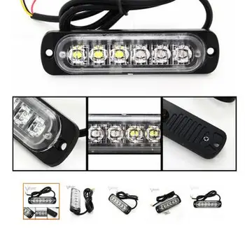 

Free shipping extra thin high bright 3 watt led grill strobe light surface mount lighthead led surface mount strobe light