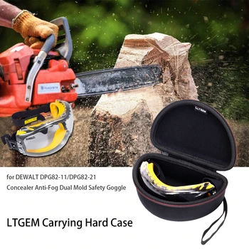 

LTGEM EVA Hard Travel Carrying Case for DEWALT DPG82-11/DPG82-21 Concealer Anti-Fog Dual Mold Safety Goggle