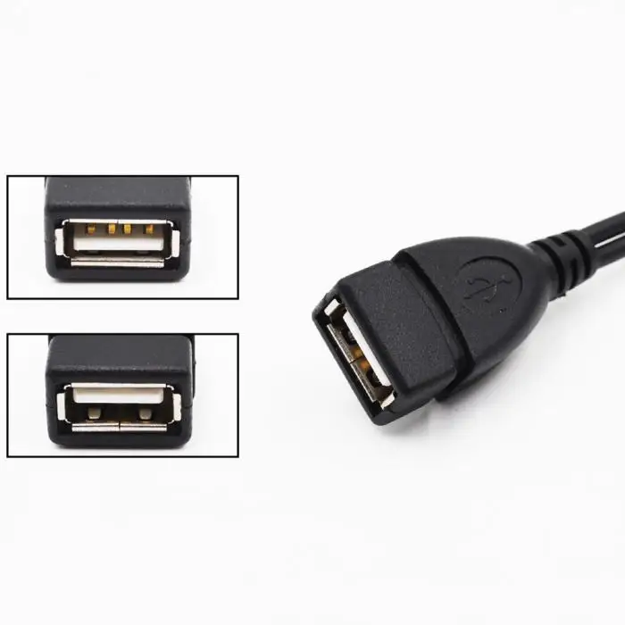 2 в 1 OTG Micro USB хост Мощность Y сплиттер USB адаптер к Micro 5 Pin Мужской Женский Кабель-покупка ND998