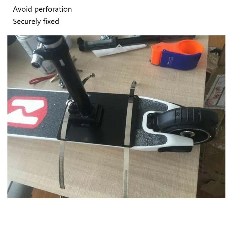 

Xiaomi m365 ninebot scooter mounting seat avoid punching safty Metal strips stabilize the seat sturdy Metal strips scooter parts