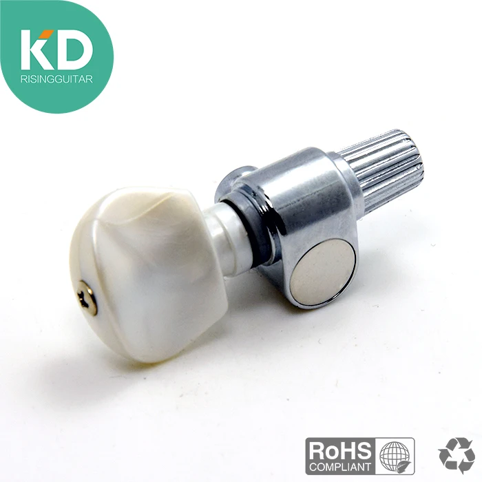 

5th Banjo Geared Tuner Tuning Peg Machine Heads with white Pearl Button Banjo parts