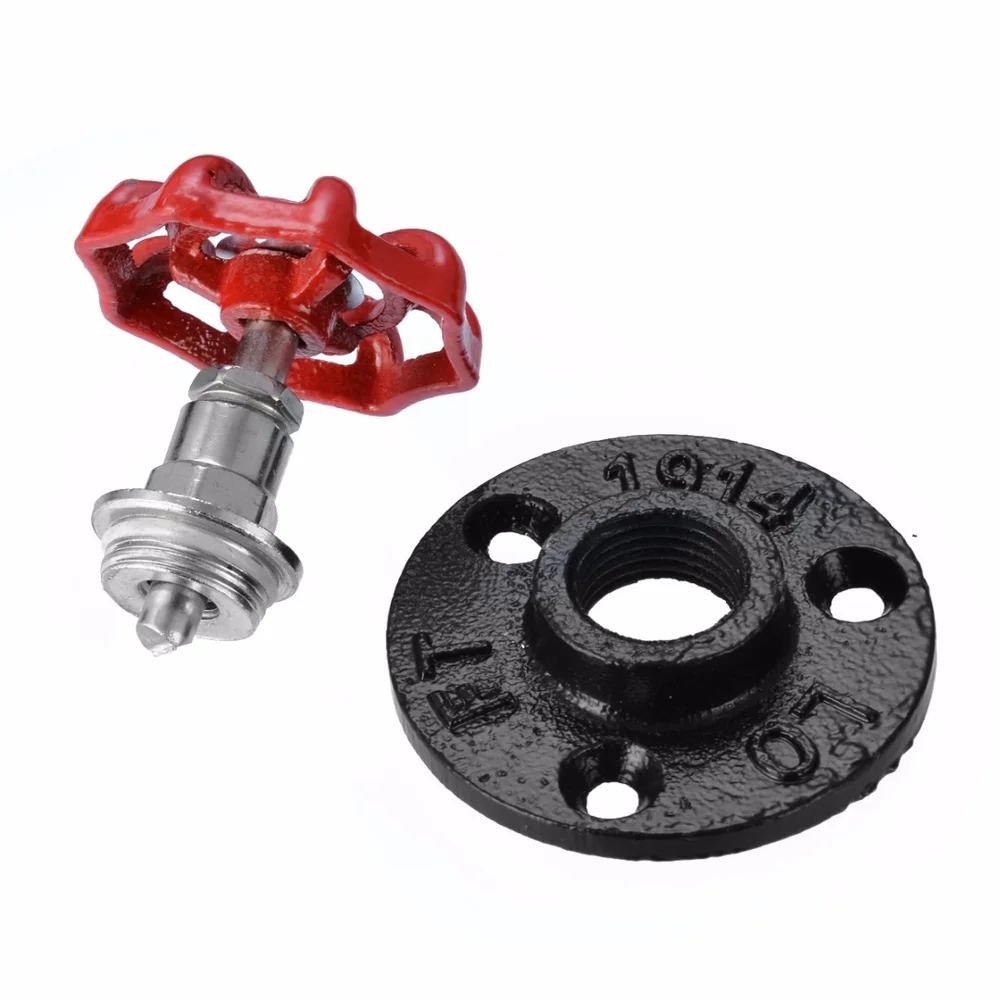 

1pc Mayitr Cast Iron Door Drawer Knob Industrial Steam Valve Handwheel Style Hooks Cabinet Pull Drawer Knobs High Quality
