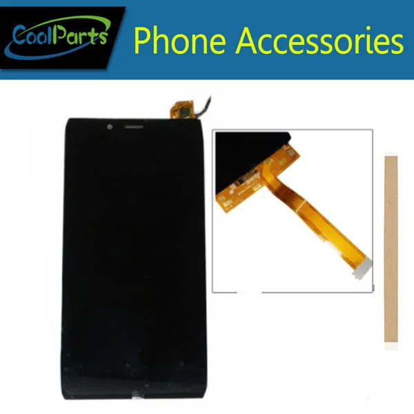 

1PC/Lot Black Color For Alcatel One Touch Idol Alpha 6032 6032A 6032X OT6032 LCD Display+Touch Screen Digitizer Assembly +Tape