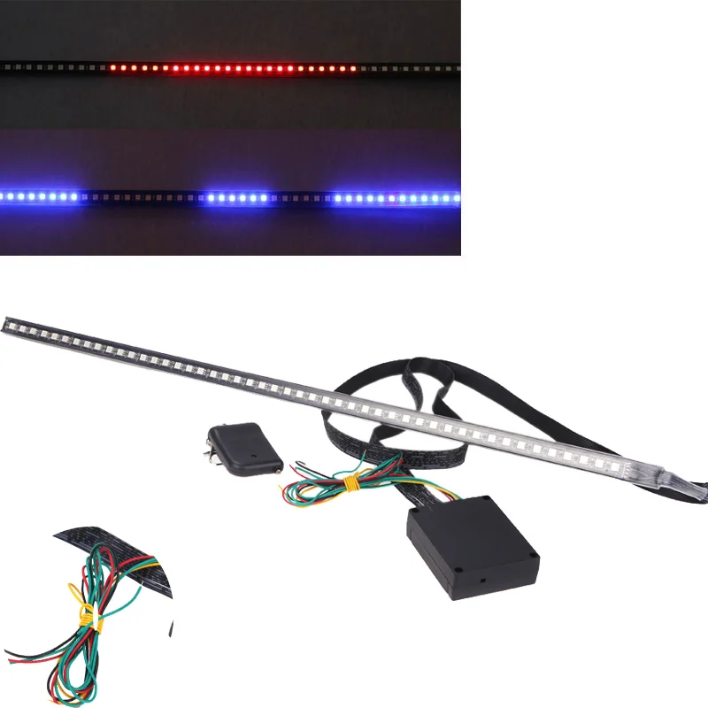 Автомобильный Стайлинг яркая световая балка Knight Rider 5050 SMD 48 светодиодный 7 цветов