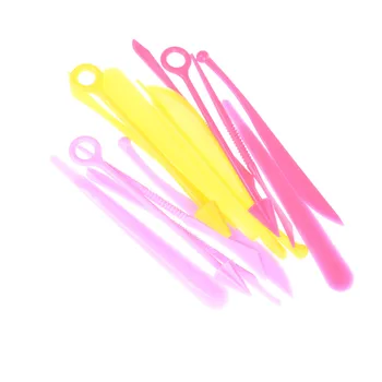 

5Pcs/Set Polymer Clay Tools Children Babies 5 Pcs/Set Polyform Sculpey Oven Bake Plastic Tools Set For Shaping Random Color