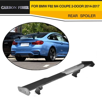 

Carbon Fiber Rear Trunk Spoiler Lip Wing For BMW F82 M4 Coupe 2 Door 2014-2017 FRP Black