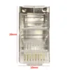 Высококачественный 50 шт. разъем RJ45 Cat6 8-контактный 8P8C экранированный многожильный обжимной модульный разъем розетки ► Фото 2/6