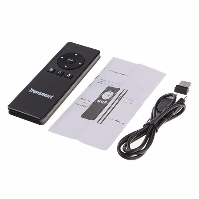 [Russian Optional] Tronsmart TSM-01 2.4GHz Wireless Keyboard Air Mouse Gaming Accessories for Computer Tablet PC Android TV Box (10)
