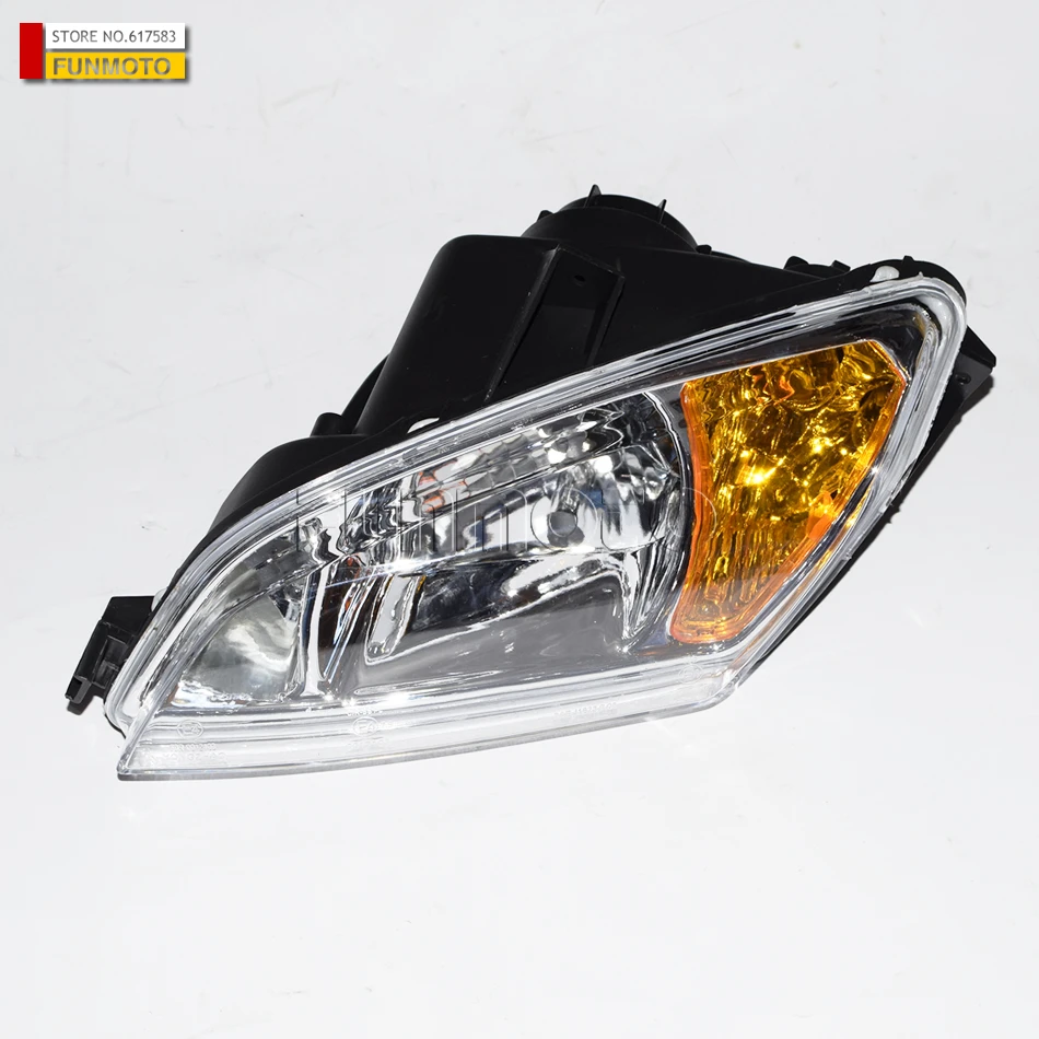 left headlight of CF MOTO /CF800/CFX8/CF800-2 parts number is 9060-160110-2000 it's water proof plug |