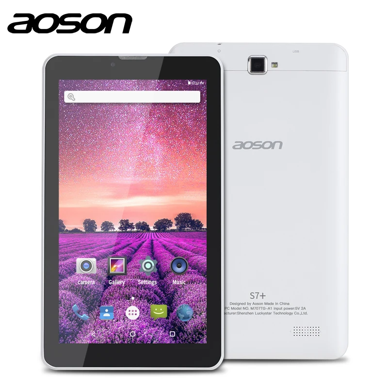 AOSON S7 + 7 дюймов 3g разблокированный смартфон планшетный ПК Android 0 MTK8321 16 Гб