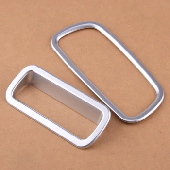 

beler 2pcs/set Chrome Plated Interior Center Console Control Switch Cover Trim Fit for Kia Sorento UM 2016 2017 2018 2019
