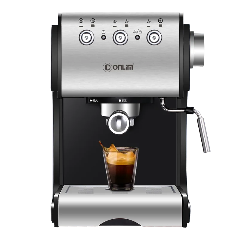 

Donlim DL-KF500S Steam coffee machine Household Commercial Espresso machine 1050W 20BAR