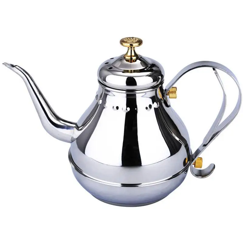 

1.2L & 1.8L Espresso Coffee Maker European Style Kettle Stainless Steel Barista Percolator Coffee Pot Kitchen Accessories Tools