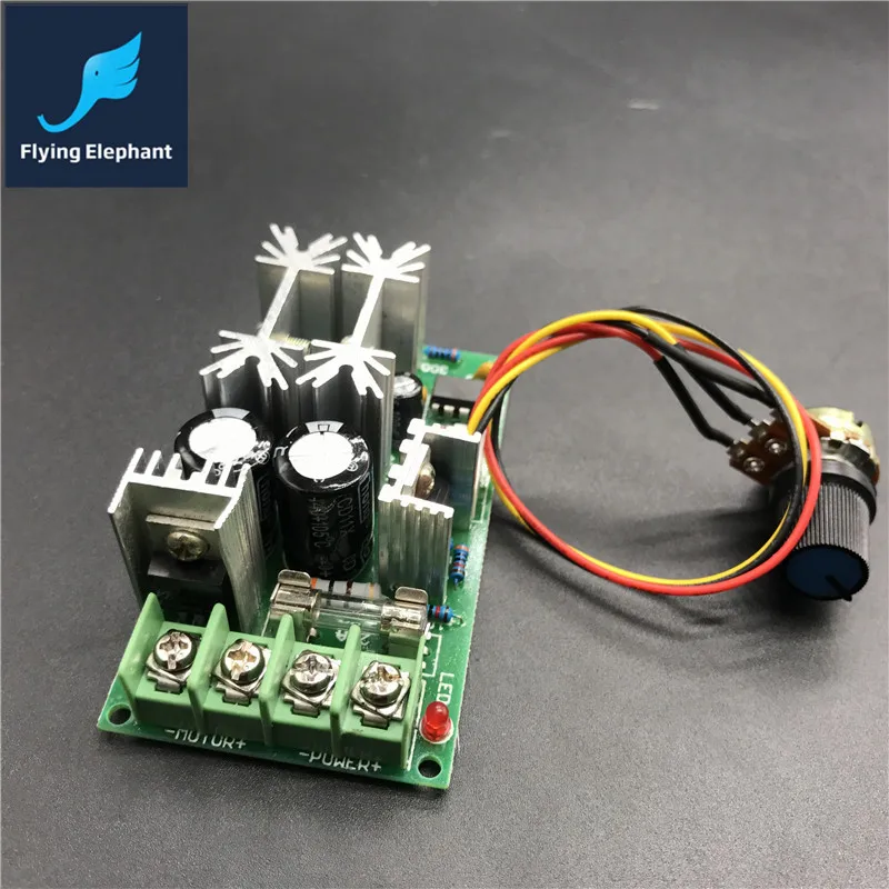 

PWM DC Motor Speed Regulator PWM Controller Control 0-100% DC 9V-60V 20A