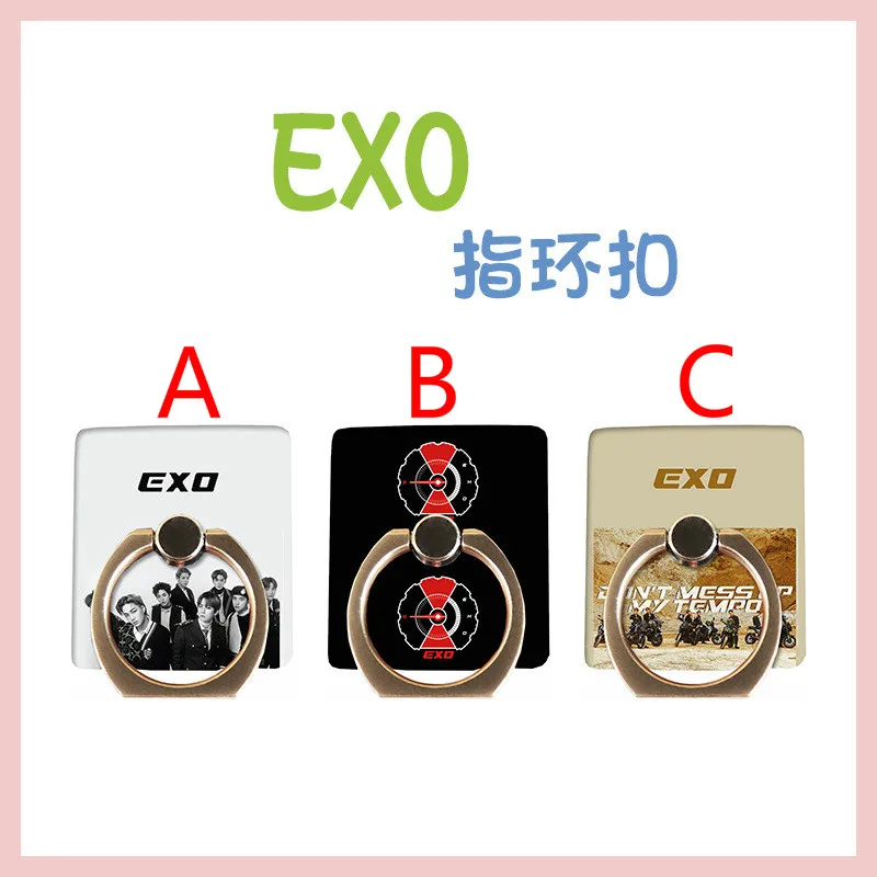 

[MYKPOP]EXO BAEKHYUN CHANYEOL SEHUN Mobile Phone Desk Holder Finger Ring Holder 4 all Smart Phones KPOP Collection SA18102203