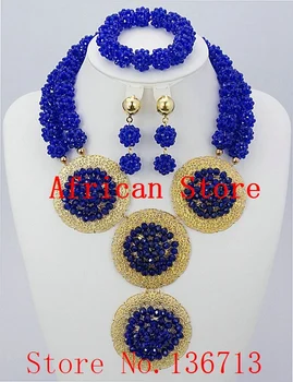 

Purple Nigerian Wedding African Beads Jewelry Set Crystal Beads African Costume Jewelry Set Free Shipping BC201-4