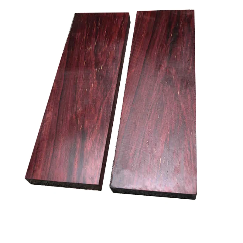 2 шт. Ручка ножа ценное дерево 12x4x1 см DIY нож сандаловое розовое Африканское черное