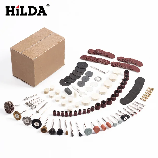 HILDA-Herramienta rotativa para limar y pulir, corte fácil, combinación de herramientas para dremel 4