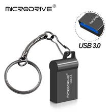USB 3,0 Металлический флеш-накопитель 16 ГБ 32 ГБ 64 Гб 128 ГБ Флешка с брелок для ключей USB карта памяти флеш-накопитель диск высокоскоростной USB3.0