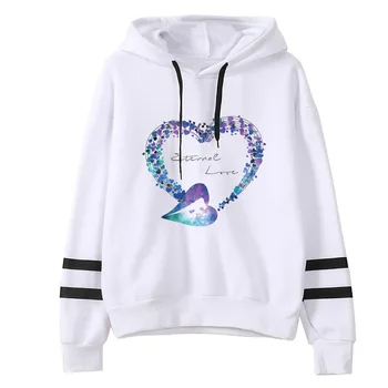 

Streetwear Spring Female Long Sleeve Flower Print Hooded Fashion Harajuku Women Hoodies Sweatshirts Korean Style Sudaderas