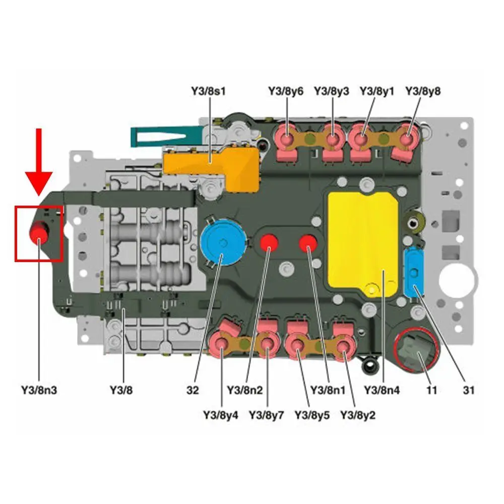 Автоматическая коробка передач 722,9 TCU TCM Сенсор Y3/8n3 для Mercedes Benz 7 г 2000~ 2011