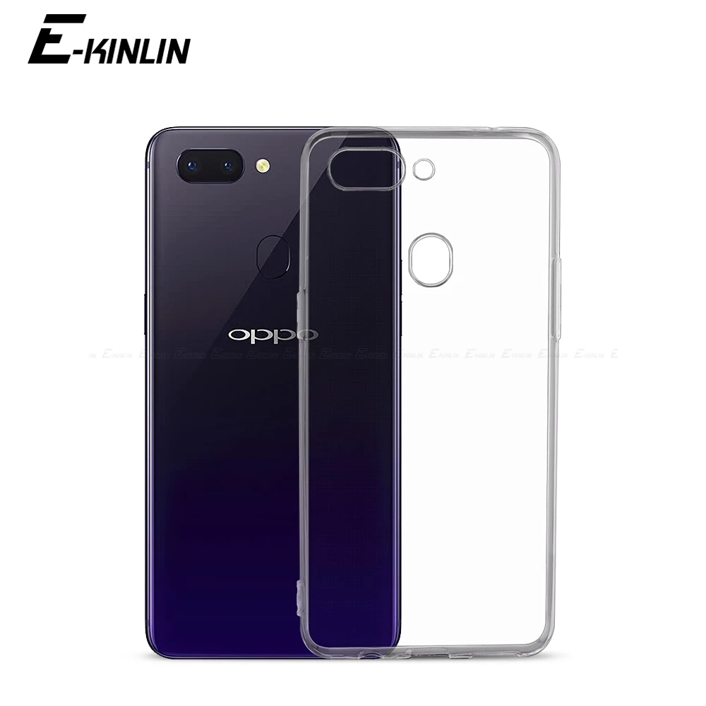 

Ultra Thin Clear Soft Protective TPU Case For Oppo Reno RX17 R17 R15 Pro Neo Realme 3i 3 Pro C2 X Lite R11 R11s Plus Back Cover