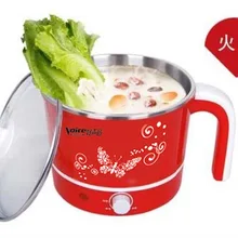 Многофункциональная электрическая сковорода электронагревательная кастрюля маленькая рисоварка