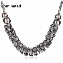 Южнокорейские ювелирные изделия Джокер преувеличенные ключицы цепи набор шнека круг короткое ожерелье