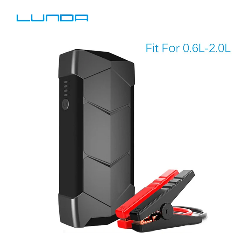 

LUNDA Smart Car Jump Starter ultra-thin mini multi-function portable power source 8000mAh Start the 2.0 L gasoline vehicles