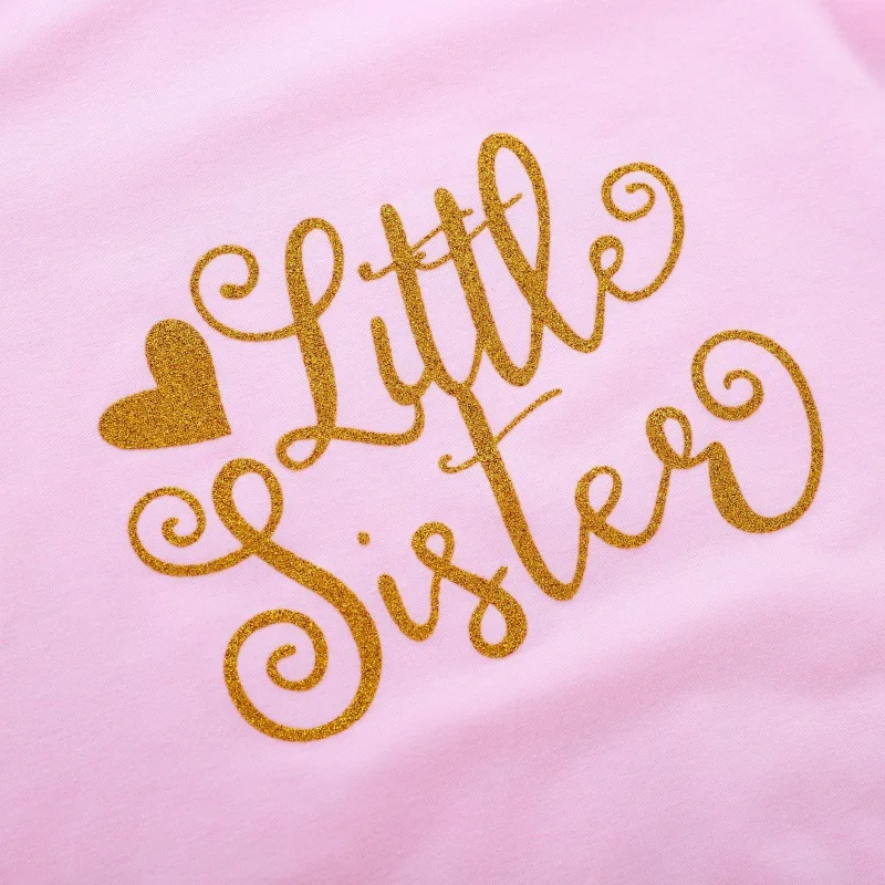 Детский комбинезон с цветочным принтом в виде Свинки для сна для всей семьи, Детский Розовый спальный мешок-конверт с длинными рукавами и принтом маленькой сестры для новорожденных девочек