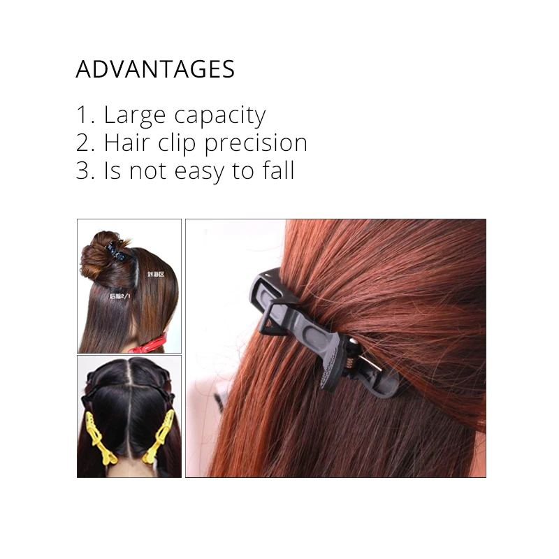 TONY&GUY 5Pcs/Lot Professional Alligator Hair Clip For Women Plastic Bobby Pin Hairpins Bow Hair Clips For Girls Styling Tools TONY&GUY 5Pcs/Lot Professional Alligator Hair Clip For Women Plastic Bobby Pin Hairpins Bow Hair Clips For Girls Styling Tools