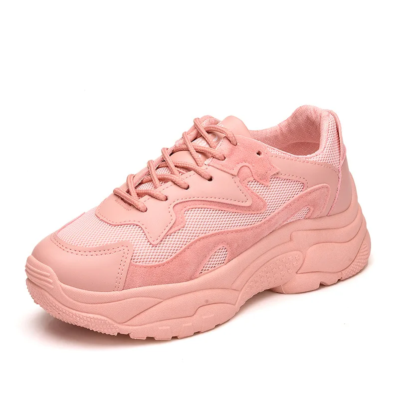 

POADISFOO 2019 Autumn And Winter Sports Shoes women's Ins Shoes Students Casual Shoes White Shoes Tide XQL-A874
