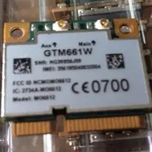 Беспроводная карта адаптера для разблокированной опции GTM661W GTM 661 W MO6612 половина размера мини-карта pci-e wcdma hspa
