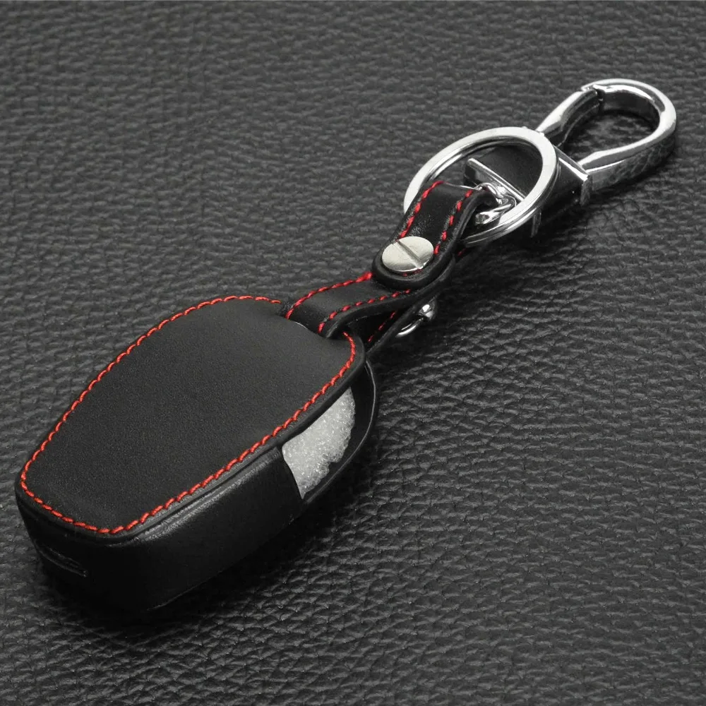 Кожаный чехол jingyuqin для Nissan Almera Renault Clio Dacia Logan Megane Espace Kangoo Duster Twingo 2BTN