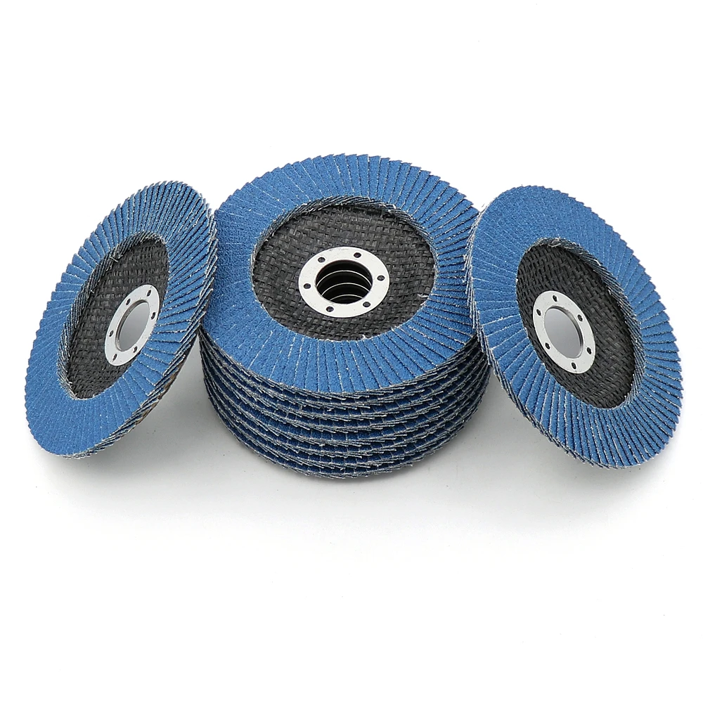 10PCS 60 Grits 4.92/" x 7//8/" Zirconia Flap Discs Angle Grinder Sanding Wheels