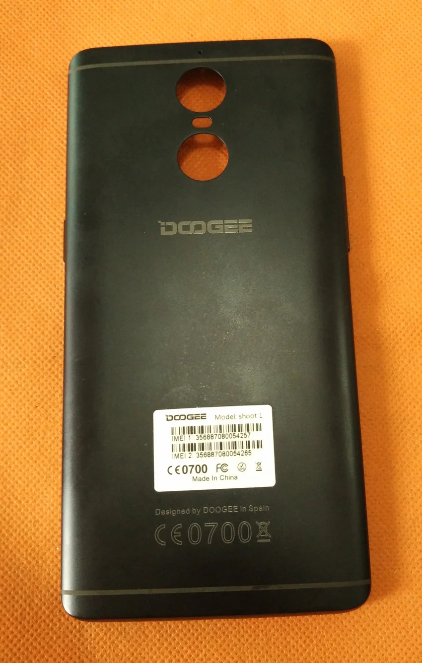 

Used Original Protective Battery Case Cover for DOOGEE SHOOT 1 MTK6737T Quad Core 5.5 Inch FHD